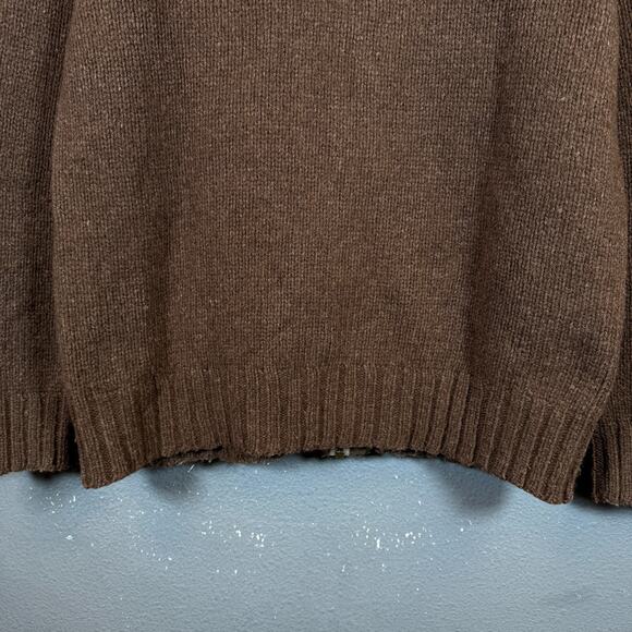 Number Nine 2 men’s brown wool full zip Japan sweater Avant Garde - Picture 9 of 16